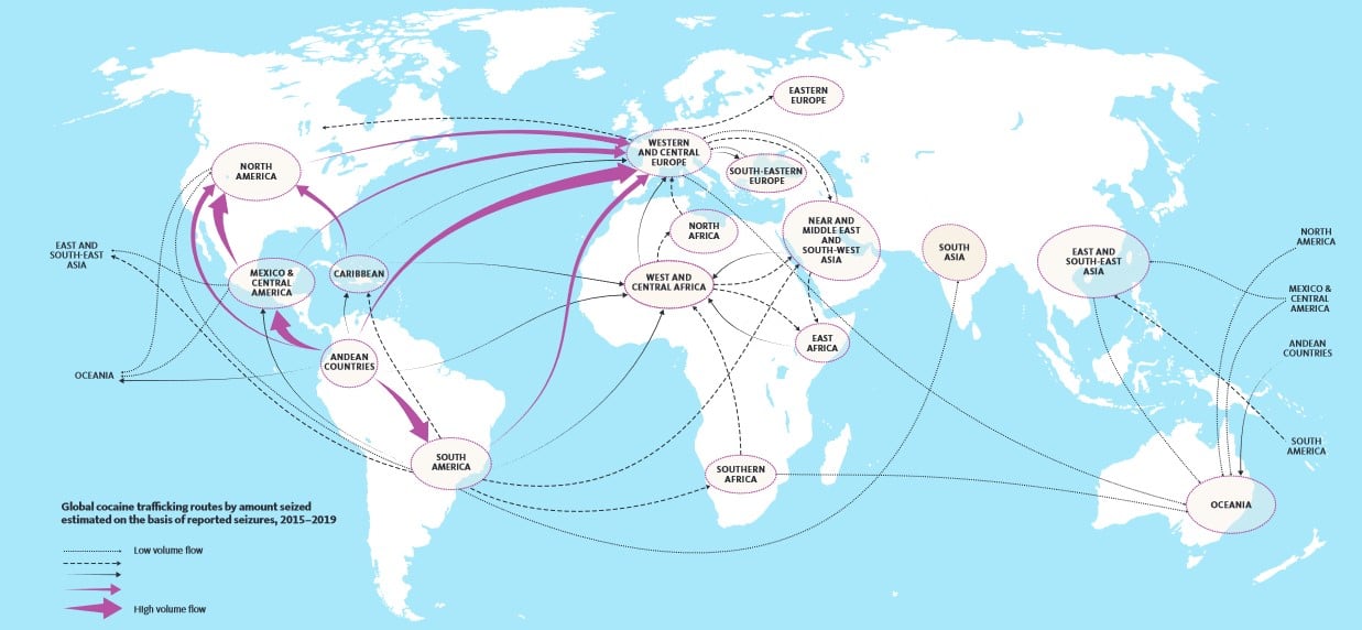 cocaine-traffic-worldwide