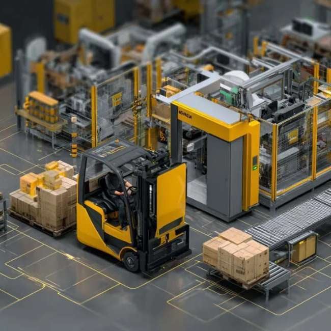 automatisierte Fertigung und Intralogistik