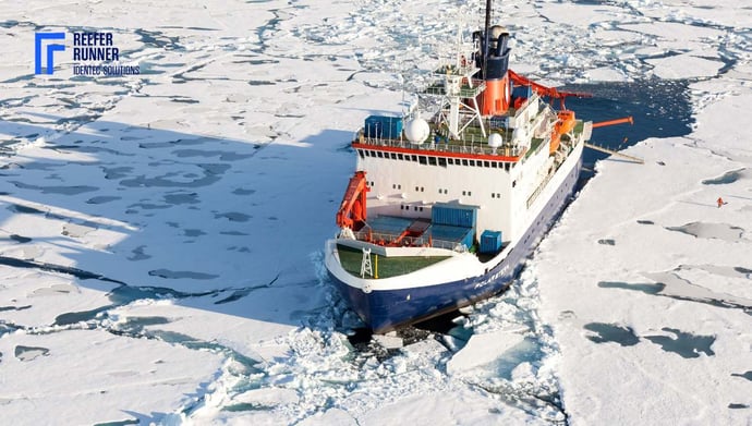 Research Icebreaker Polarstern using Reefer Runner, a reefer monitoring system